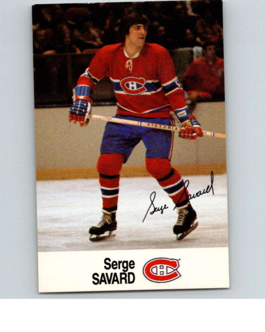 1988-89 Esso All-Stars Hockey Card Serge Savard  V75073 Image 1