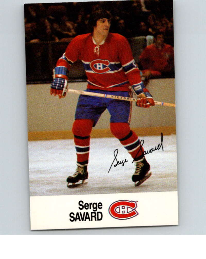 1988-89 Esso All-Stars Hockey Card Serge Savard V75074 Image 1