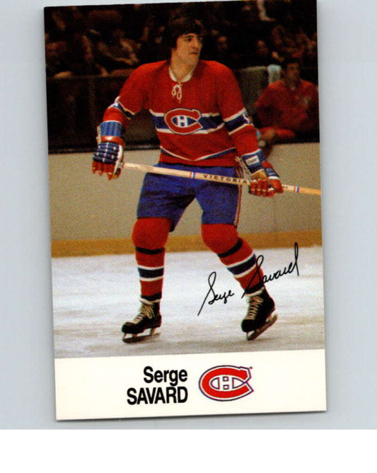 1988-89 Esso All-Stars Hockey Card Serge Savard  V75074 Image 1