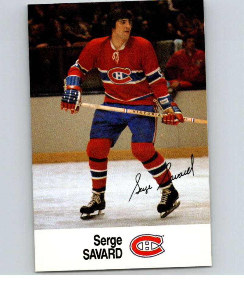 1988-89 Esso All-Stars Hockey Card Serge Savard V75075 Image 1