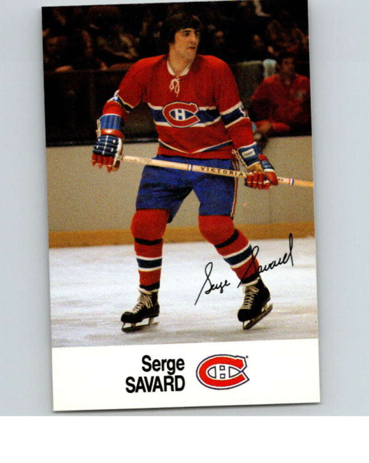 1988-89 Esso All-Stars Hockey Card Serge Savard  V75075 Image 1