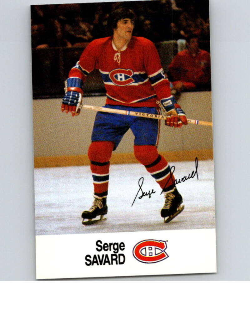 1988-89 Esso All-Stars Hockey Card Serge Savard V75076 Image 1