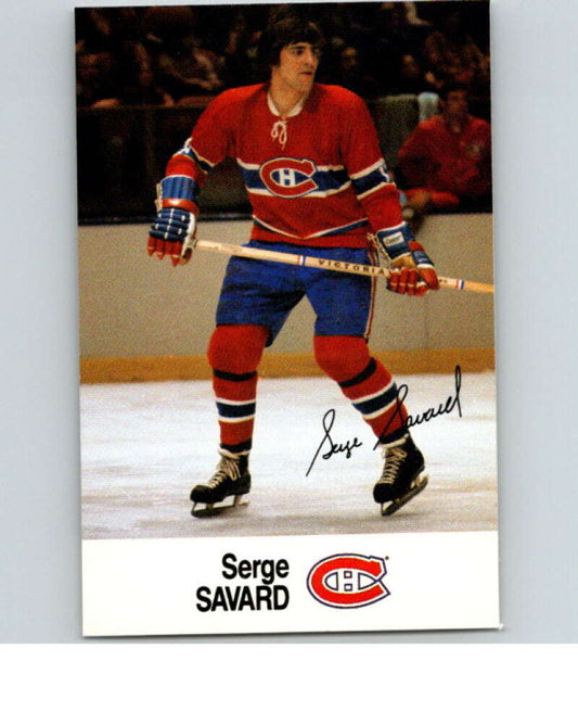 1988-89 Esso All-Stars Hockey Card Serge Savard  V75079 Image 1
