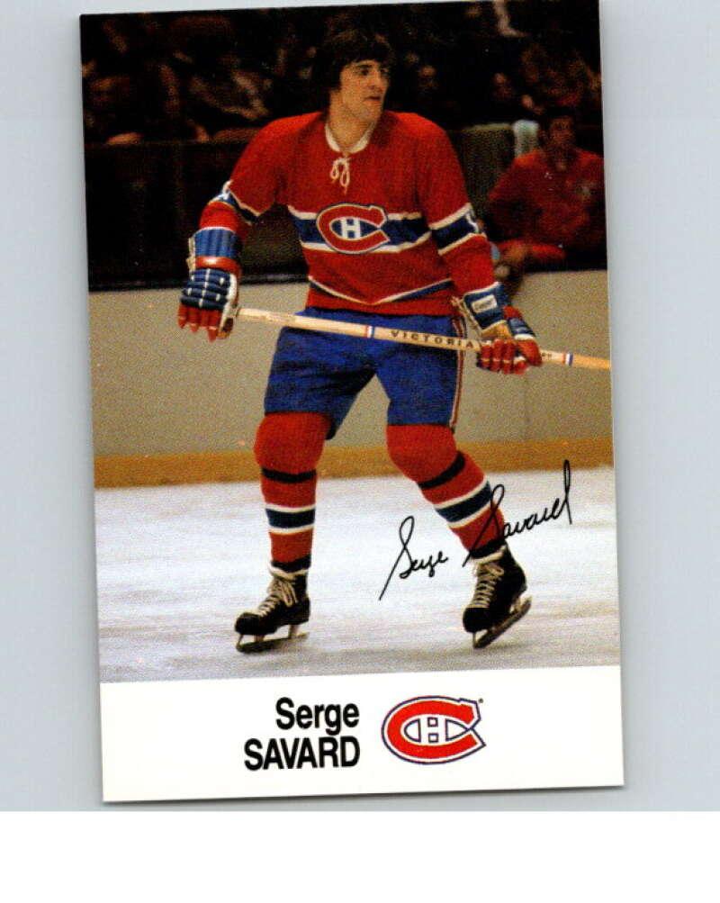 1988-89 Esso All-Stars Hockey Card Serge Savard V75080 Image 1