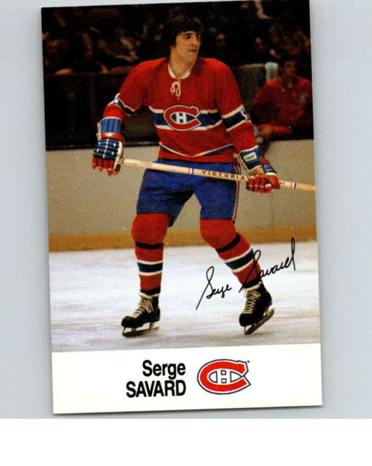 1988-89 Esso All-Stars Hockey Card Serge Savard  V75080 Image 1