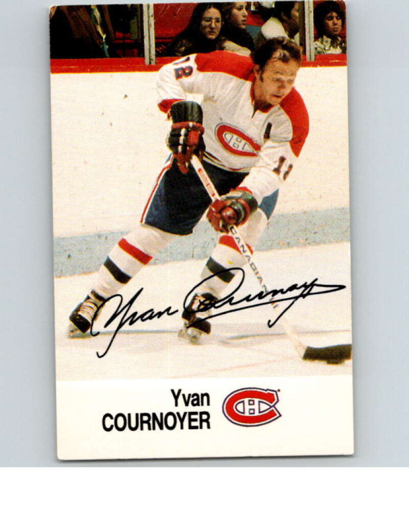 1988-89 Esso All-Stars Hockey Card Yvan Cournoyer V75081 Image 1
