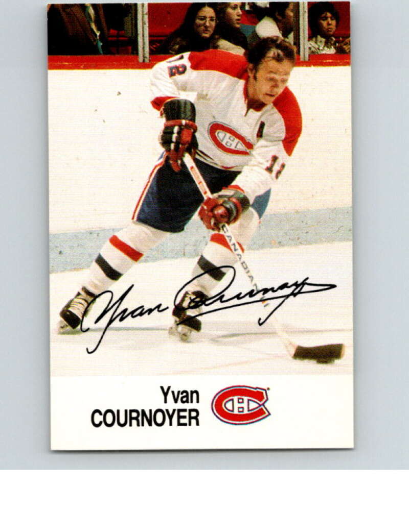 1988-89 Esso All-Stars Hockey Card Yvan Cournoyer V75082 Image 1