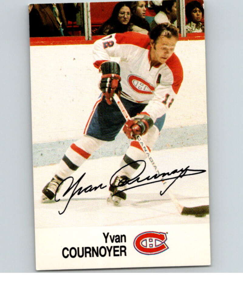 1988-89 Esso All-Stars Hockey Card Yvan Cournoyer V75083 Image 1