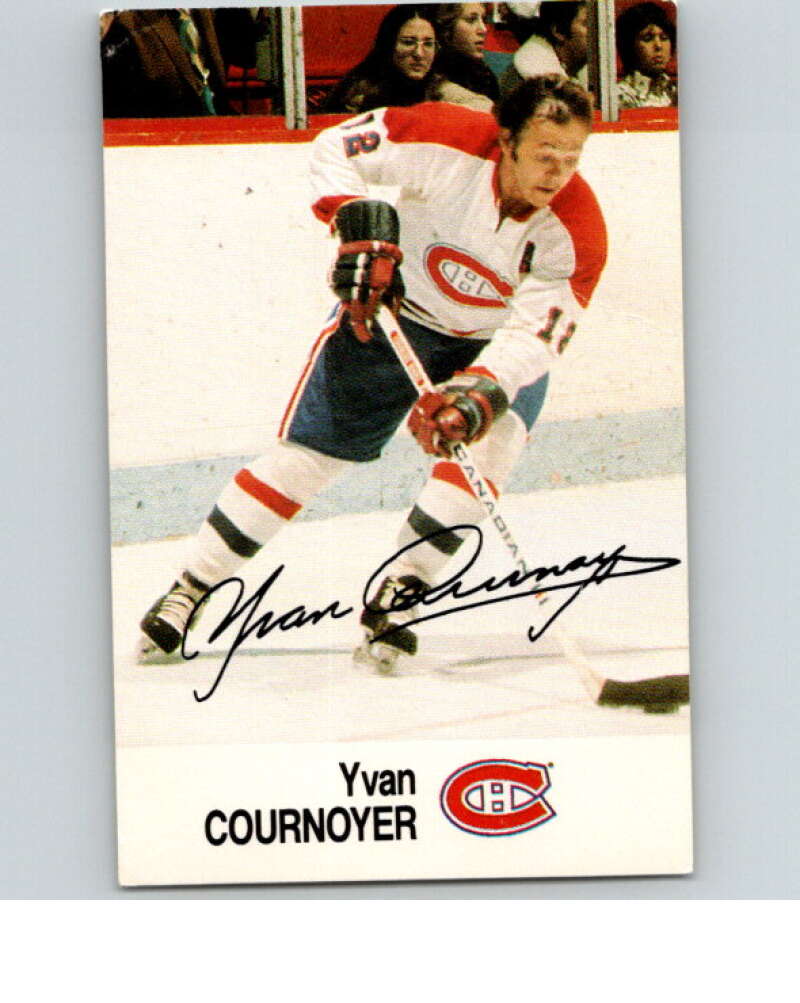 1988-89 Esso All-Stars Hockey Card Yvan Cournoyer V75085 Image 1