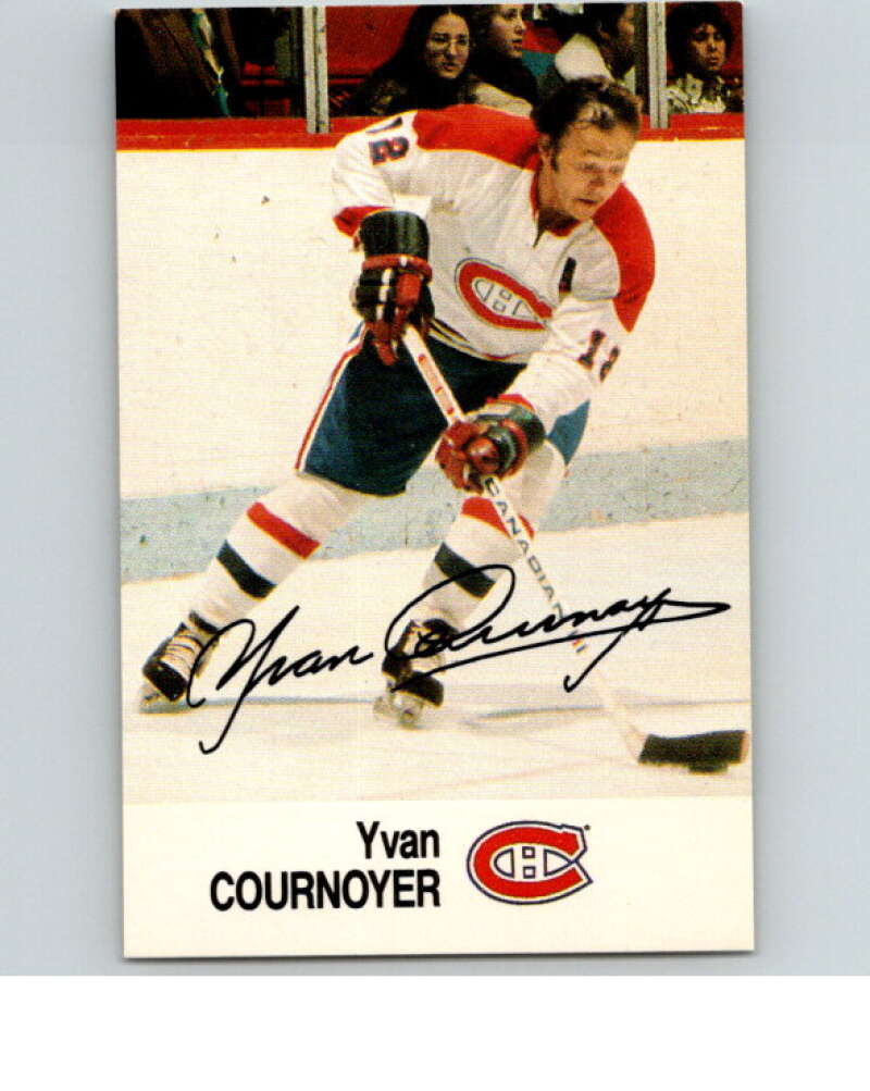 1988-89 Esso All-Stars Hockey Card Yvan Cournoyer V75087 Image 1