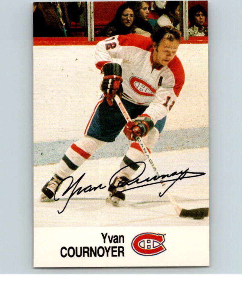 1988-89 Esso All-Stars Hockey Card Yvan Cournoyer V75088 Image 1