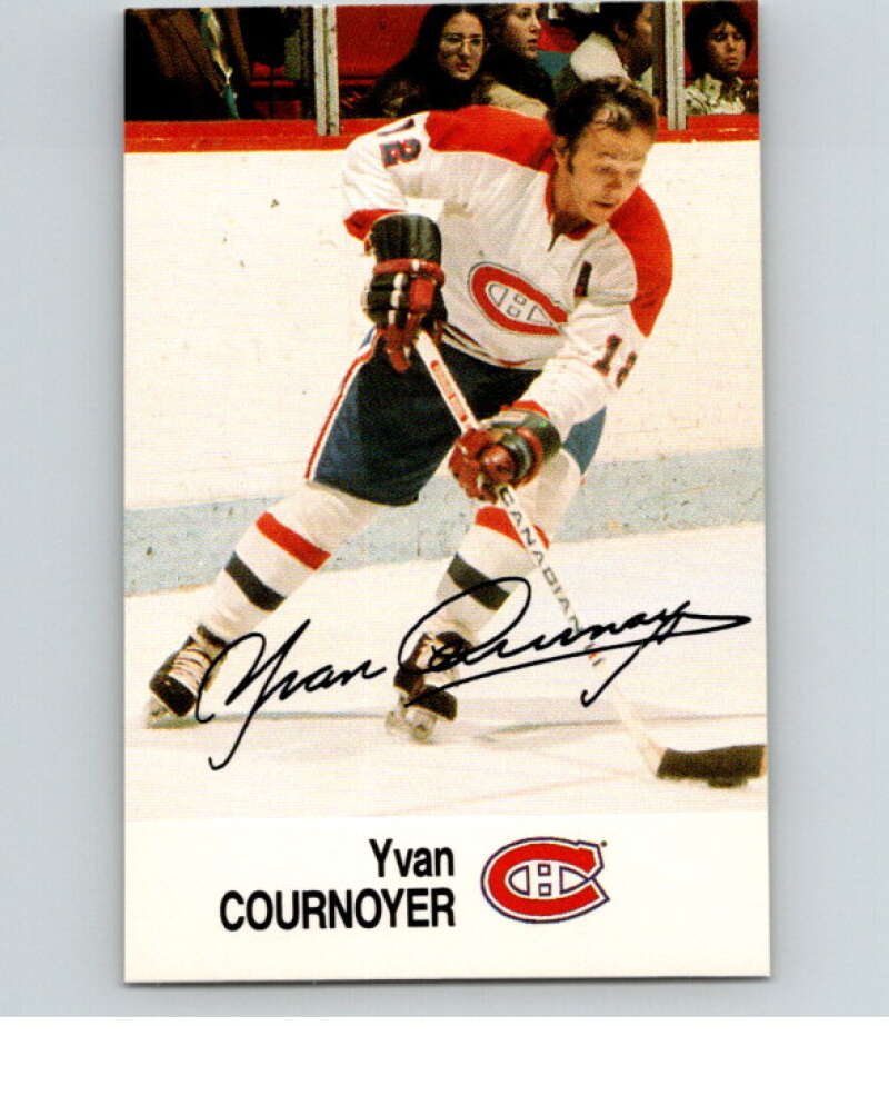 1988-89 Esso All-Stars Hockey Card Yvan Cournoyer V75089 Image 1