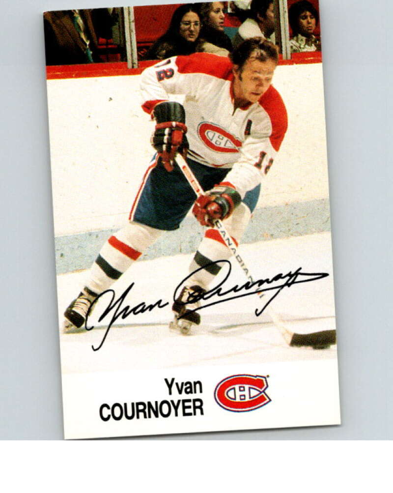 1988-89 Esso All-Stars Hockey Card Yvan Cournoyer V75090 Image 1