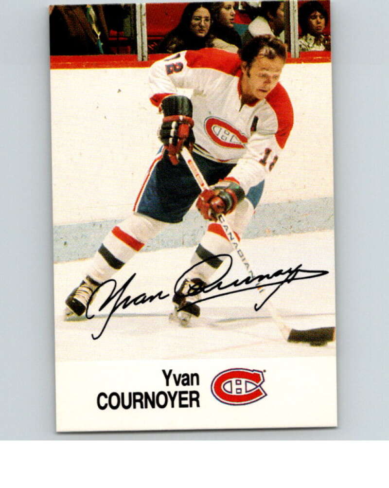 1988-89 Esso All-Stars Hockey Card Yvan Cournoyer V75091 Image 1