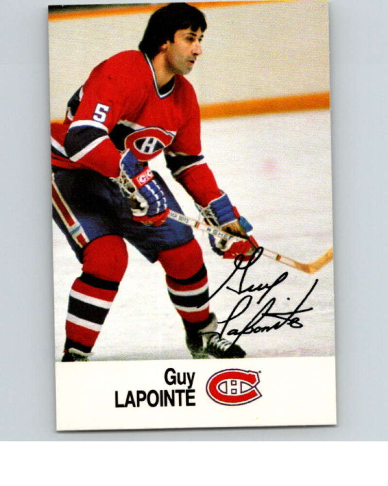1988-89 Esso All-Stars Hockey Card Guy Lapointe V75093 Image 1