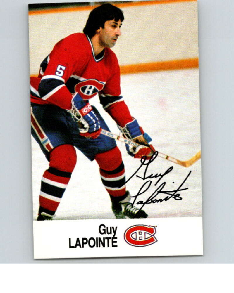 1988-89 Esso All-Stars Hockey Card Guy Lapointe V75095 Image 1