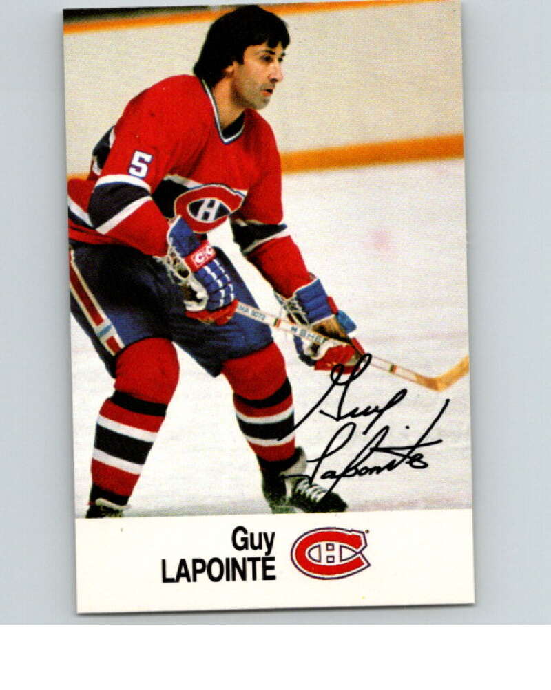 1988-89 Esso All-Stars Hockey Card Guy Lapointe V75096 Image 1