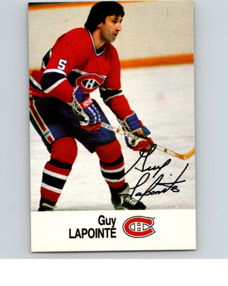 1988-89 Esso All-Stars Hockey Card Guy Lapointe V75097 Image 1