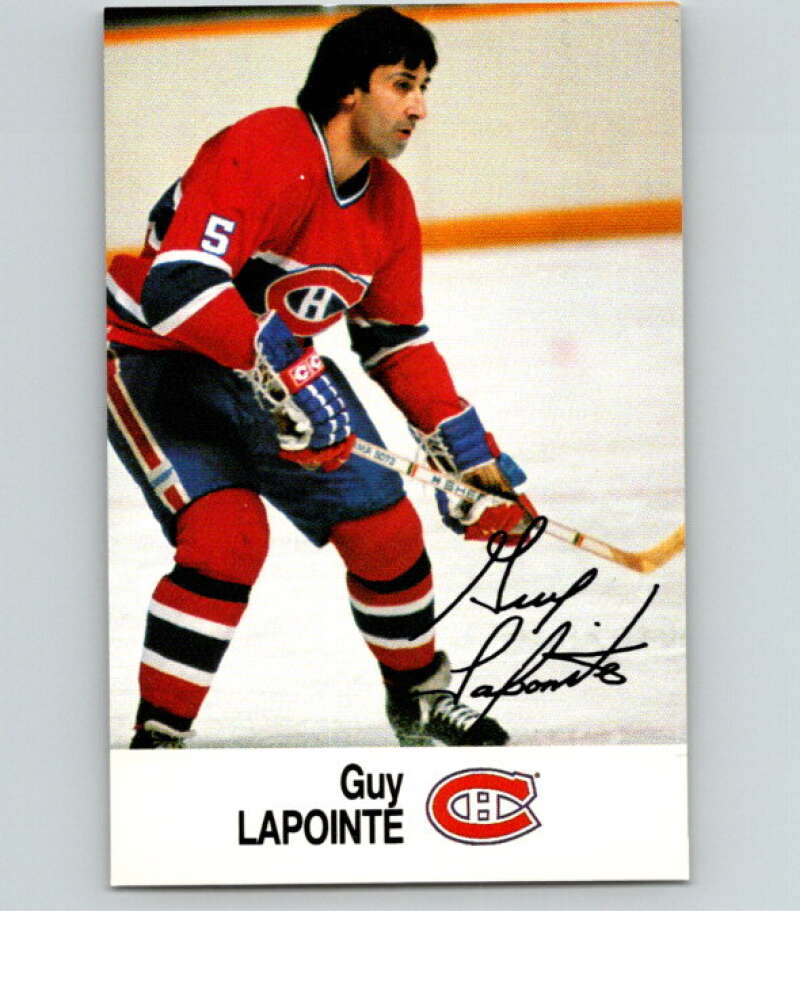 1988-89 Esso All-Stars Hockey Card Guy Lapointe V75100 Image 1