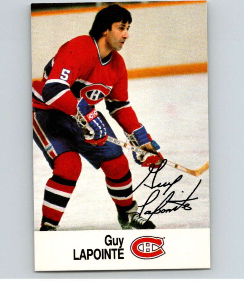 1988-89 Esso All-Stars Hockey Card Guy Lapointe V75101 Image 1
