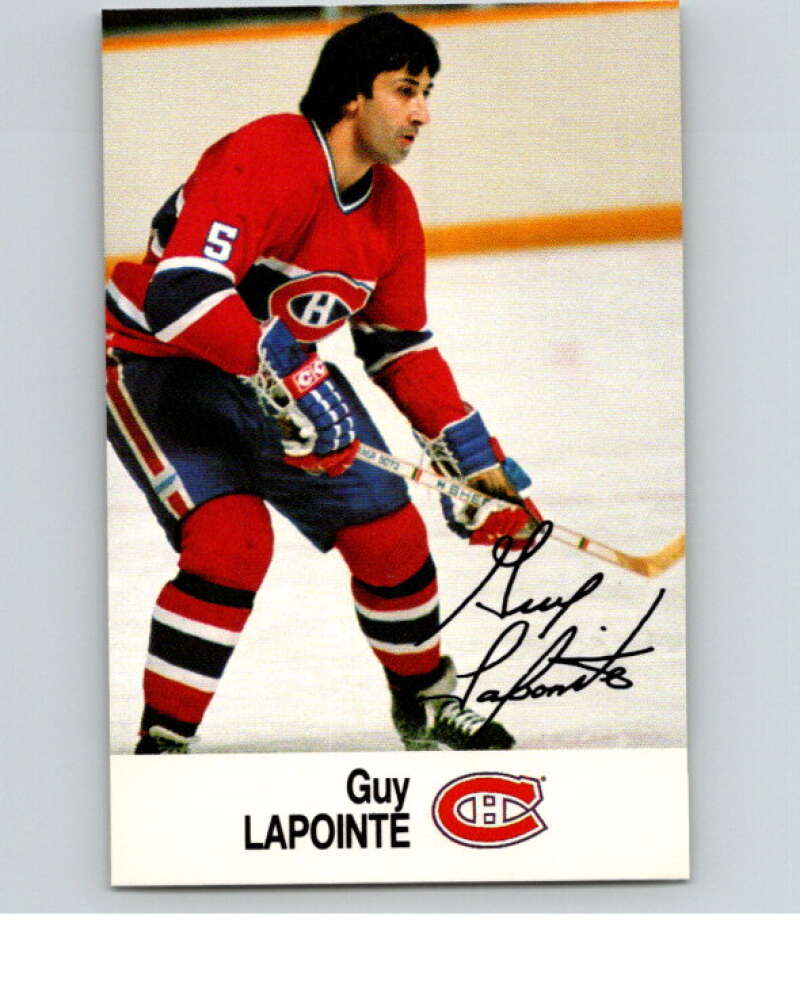 1988-89 Esso All-Stars Hockey Card Guy Lapointe V75102 Image 1