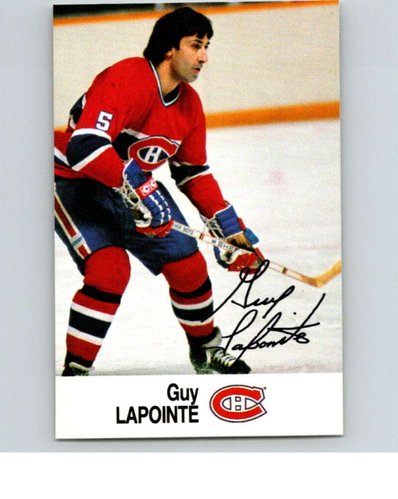 1988-89 Esso All-Stars Hockey Card Guy Lapointe V75103 Image 1