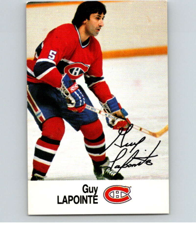 1988-89 Esso All-Stars Hockey Card Guy Lapointe V75106 Image 1