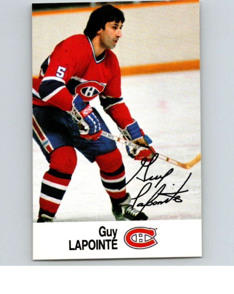 1988-89 Esso All-Stars Hockey Card Guy Lapointe V75107 Image 1