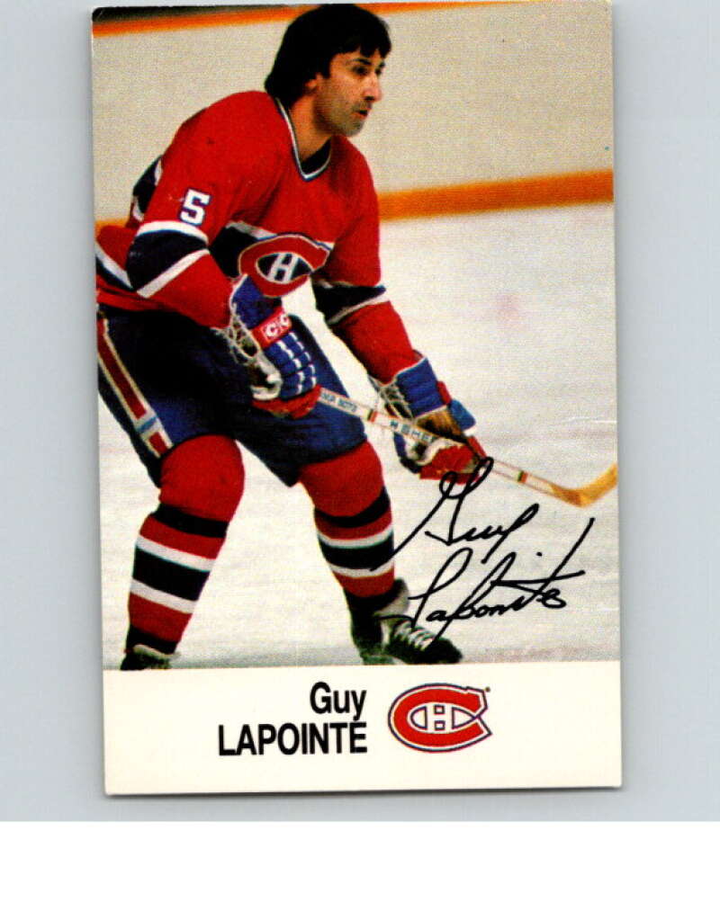 1988-89 Esso All-Stars Hockey Card Guy Lapointe V75109 Image 1