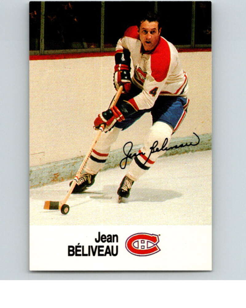 1988-89 Esso All-Stars Hockey Card Jean Beliveau V75113 Image 1
