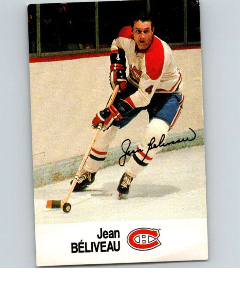 1988-89 Esso All-Stars Hockey Card Jean Beliveau V75115 Image 1