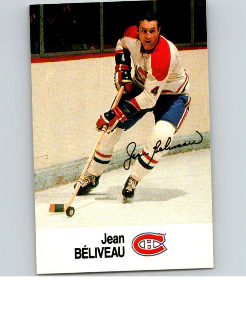 1988-89 Esso All-Stars Hockey Card Jean Beliveau V75117 Image 1