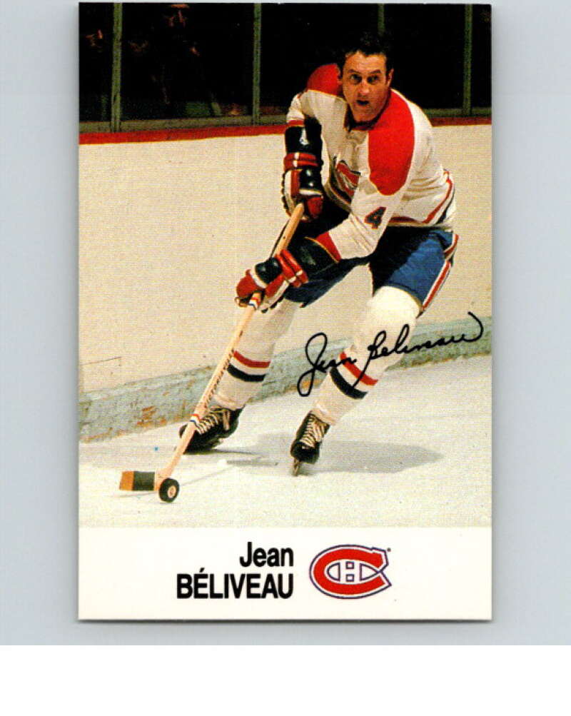 1988-89 Esso All-Stars Hockey Card Jean Beliveau V75132 Image 1