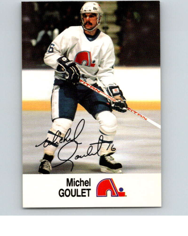 1988-89 Esso All-Stars Hockey Card Michel Goulet V75198 Image 1