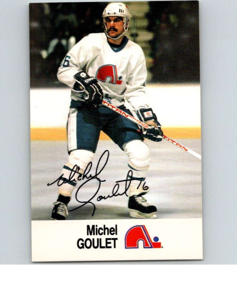 1988-89 Esso All-Stars Hockey Card Michel Goulet V75199 Image 1