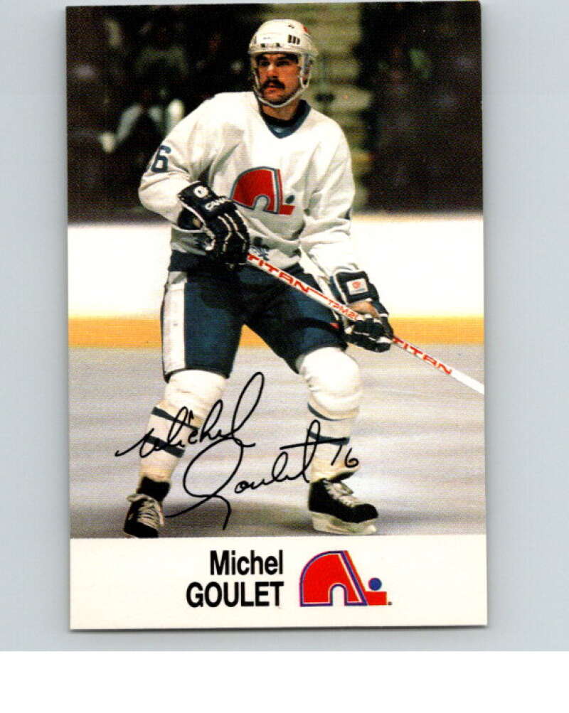 1988-89 Esso All-Stars Hockey Card Michel Goulet V75200 Image 1