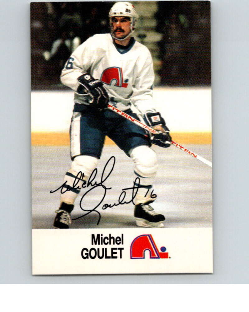 1988-89 Esso All-Stars Hockey Card Michel Goulet V75202 Image 1