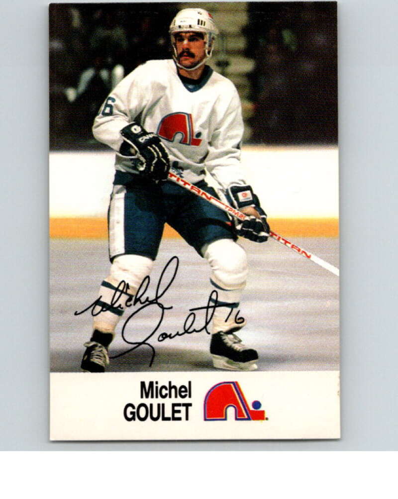 1988-89 Esso All-Stars Hockey Card Michel Goulet V75203 Image 1