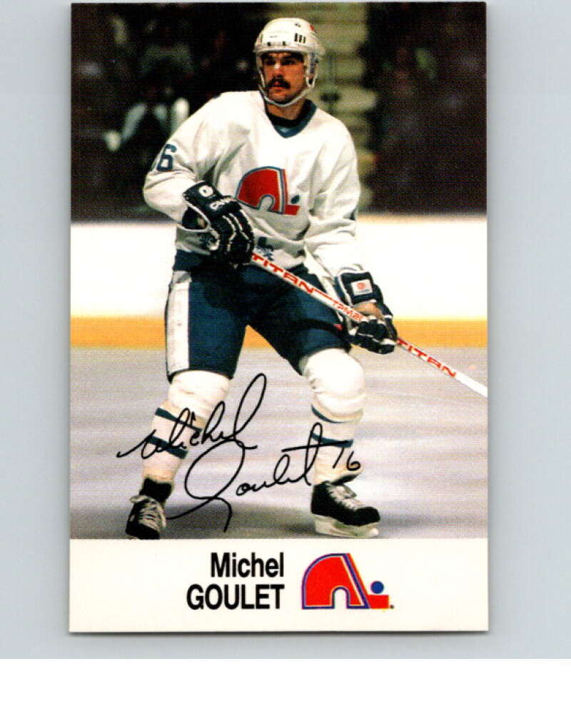 1988-89 Esso All-Stars Hockey Card Michel Goulet V75204 Image 1