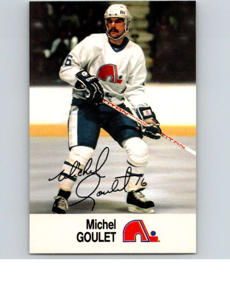 1988-89 Esso All-Stars Hockey Card Michel Goulet V75206 Image 1