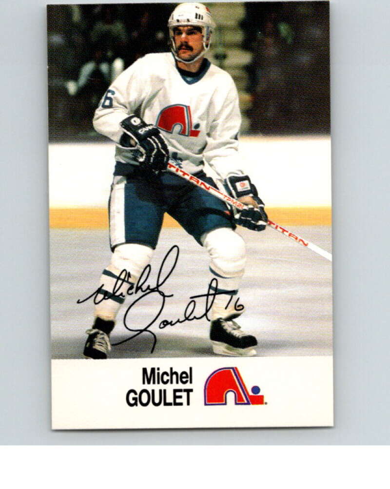 1988-89 Esso All-Stars Hockey Card Michel Goulet V75207 Image 1