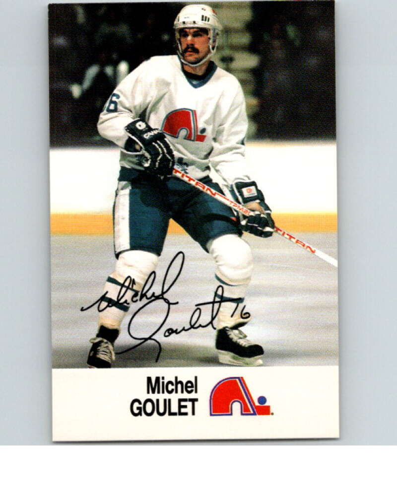 1988-89 Esso All-Stars Hockey Card Michel Goulet V75208 Image 1
