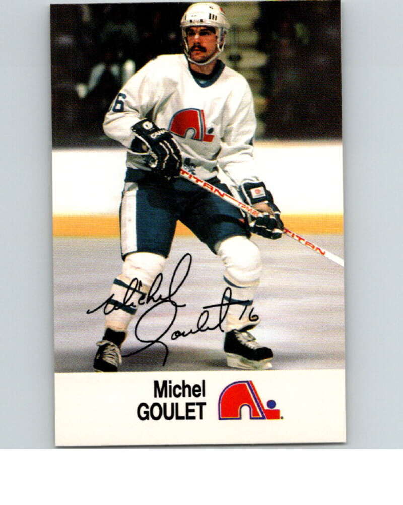 1988-89 Esso All-Stars Hockey Card Michel Goulet V75209 Image 1