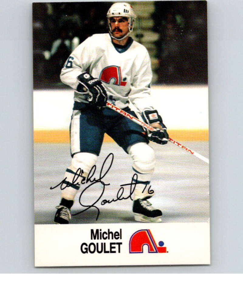 1988-89 Esso All-Stars Hockey Card Michel Goulet V75210 Image 1