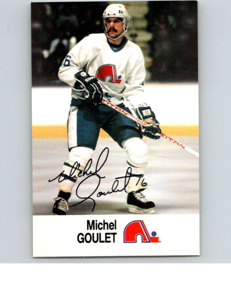 1988-89 Esso All-Stars Hockey Card Michel Goulet V75211 Image 1