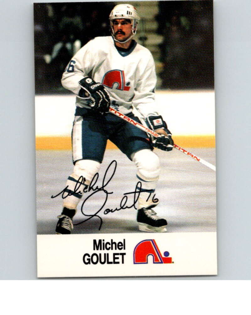 1988-89 Esso All-Stars Hockey Card Michel Goulet V75212 Image 1