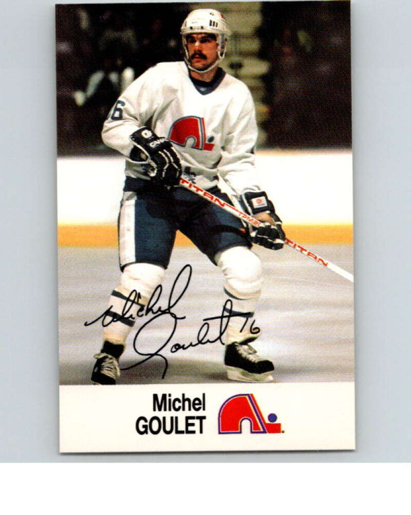 1988-89 Esso All-Stars Hockey Card Michel Goulet V75213 Image 1