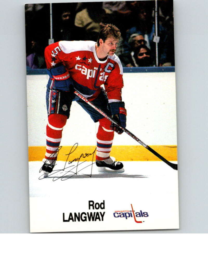 1988-89 Esso All-Stars Hockey Card Rod Langway V75243 Image 1