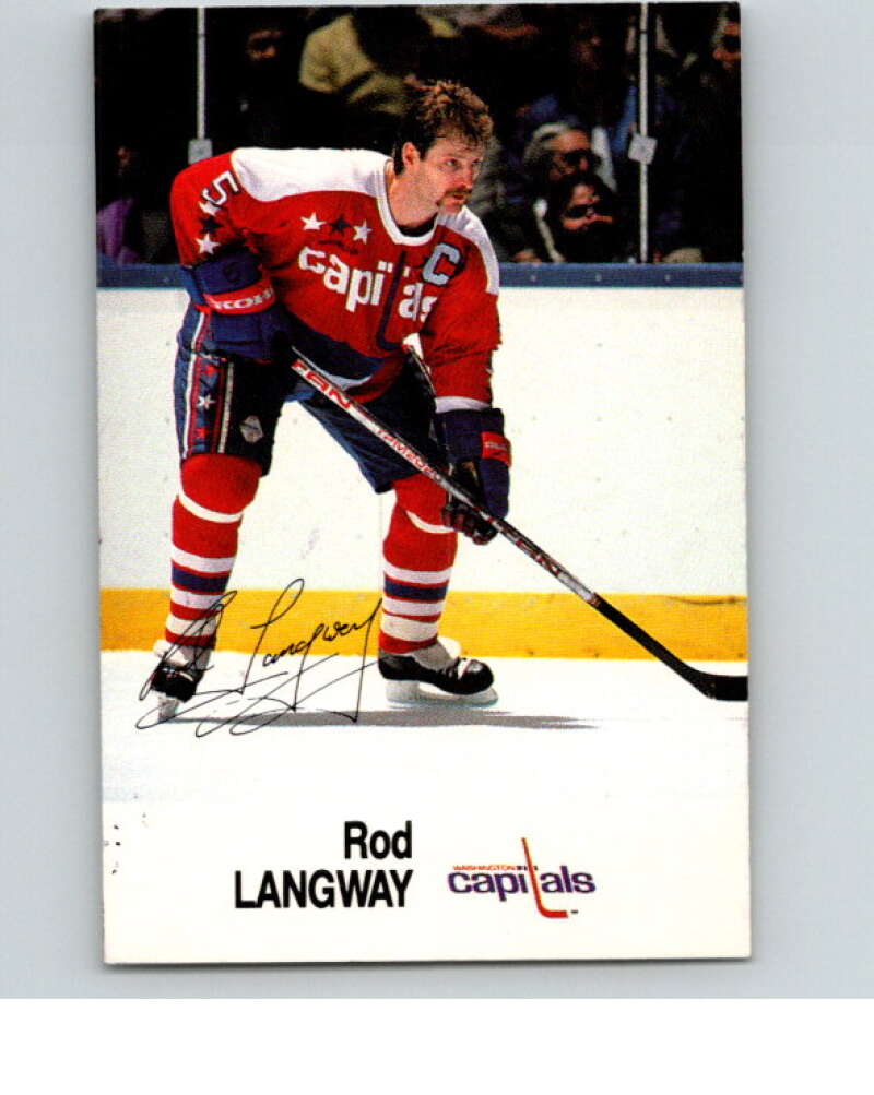 1988-89 Esso All-Stars Hockey Card Rod Langway V75244 Image 1