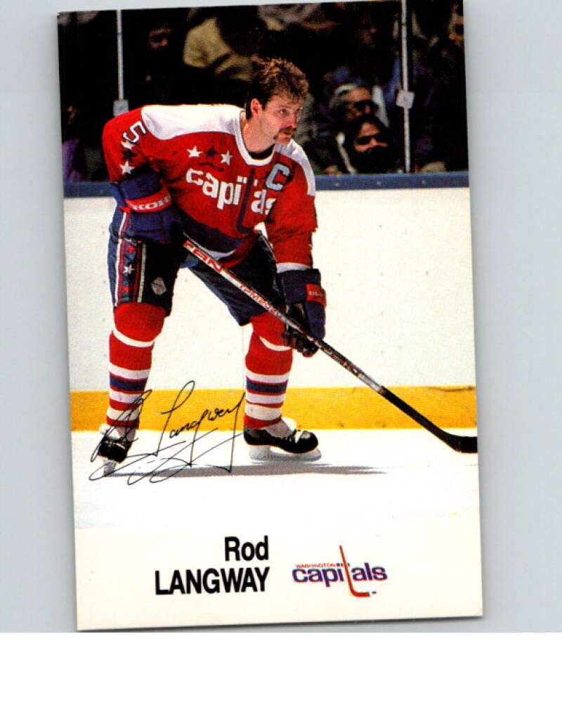 1988-89 Esso All-Stars Hockey Card Rod Langway V75246 Image 1